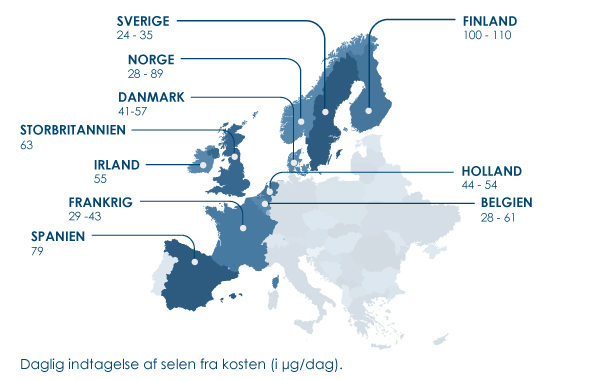 Varierende selenindhold i landbrugsjorden