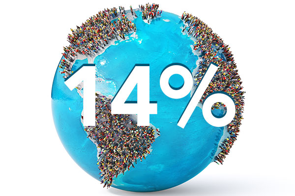 14 protsenti maailma elanikkonnast kannatab funktsionaalse kõhukinnisuse all.